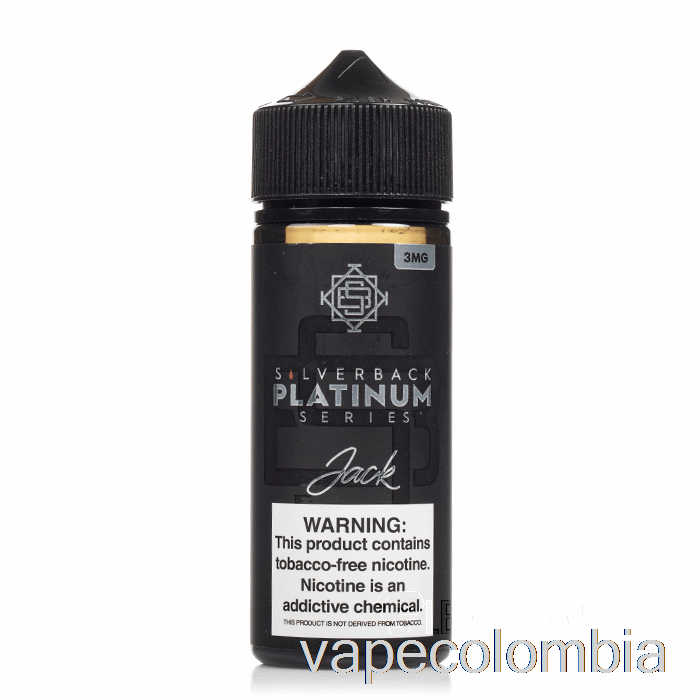 Vape Desechable Jack - Serie Silverback Platinum - 120ml 6mg